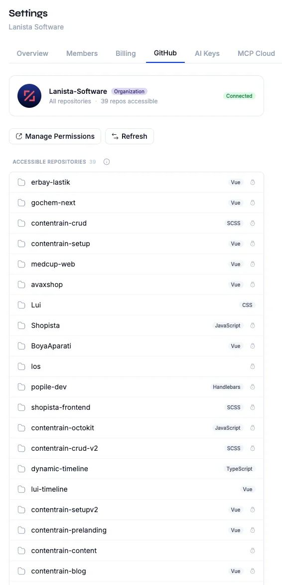 Own the infrastructure integrations